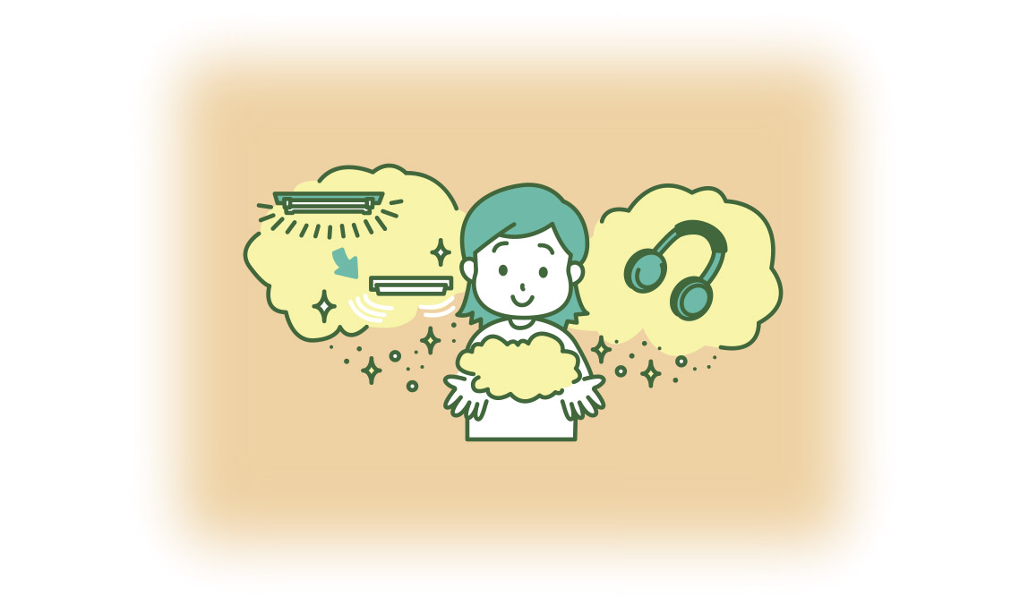 Image of support for children with developmental characteristics and sensory sensitivities